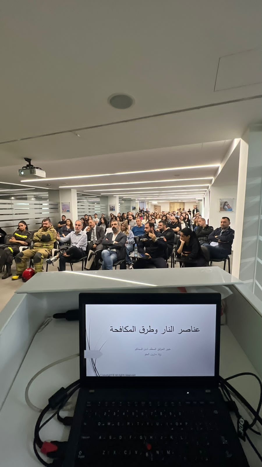 ZH Safety training and firefighting activity