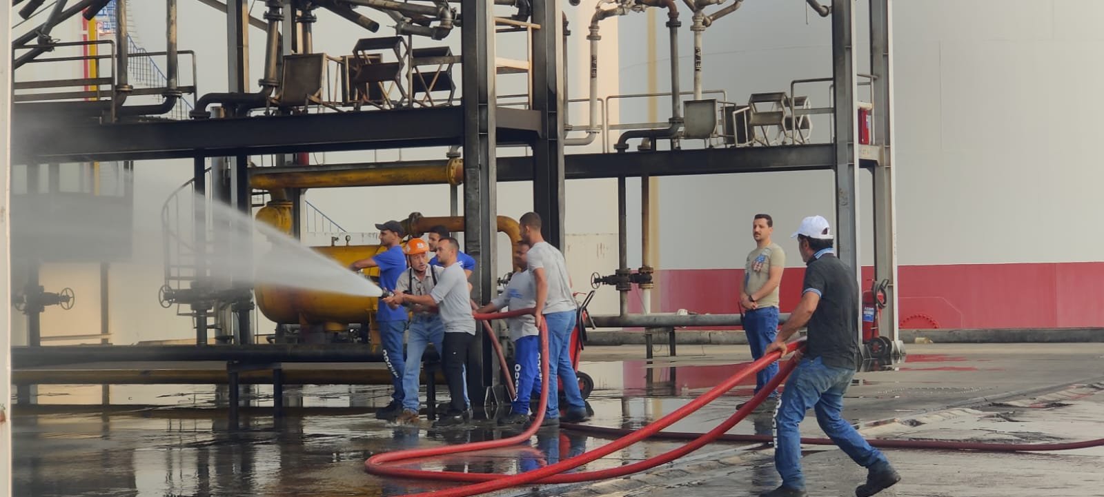 ZH Safety training and firefighting activity