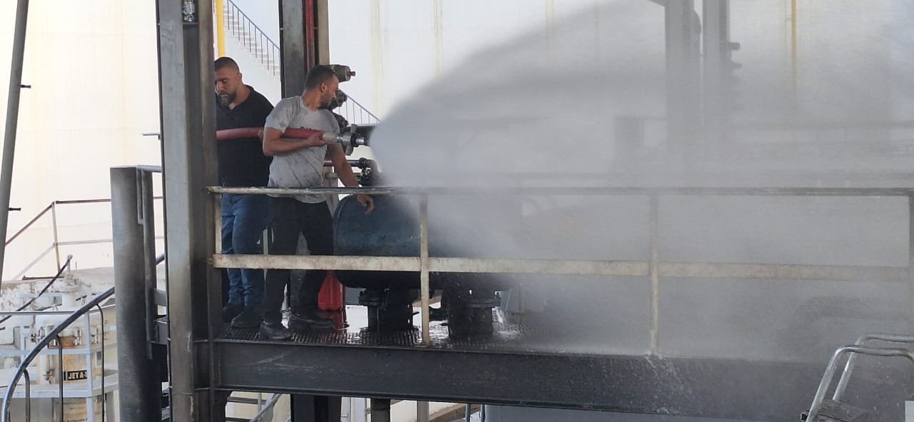 ZH Safety training and firefighting activity