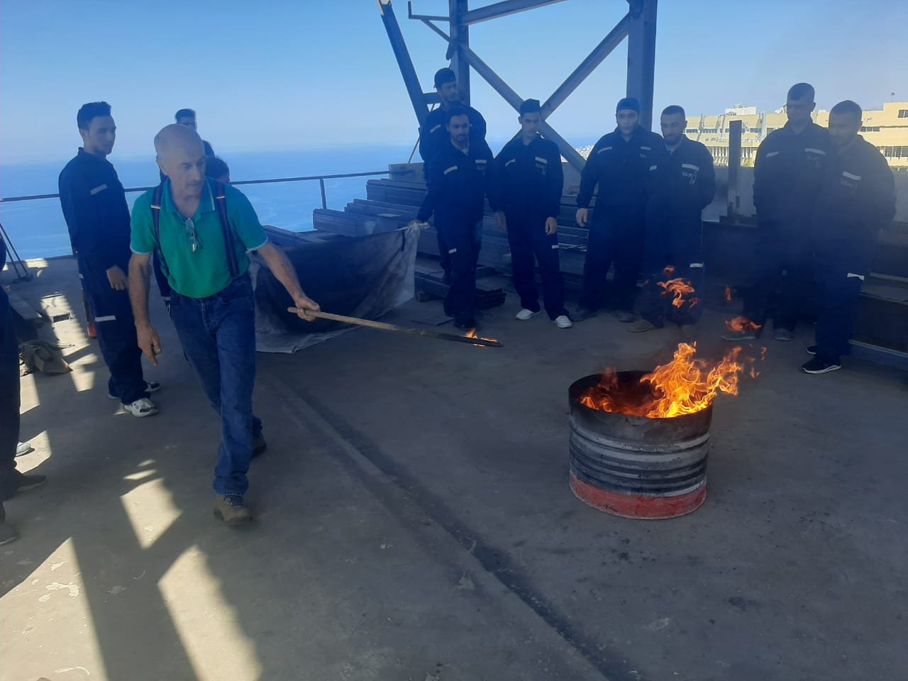 ZH Safety training and firefighting activity