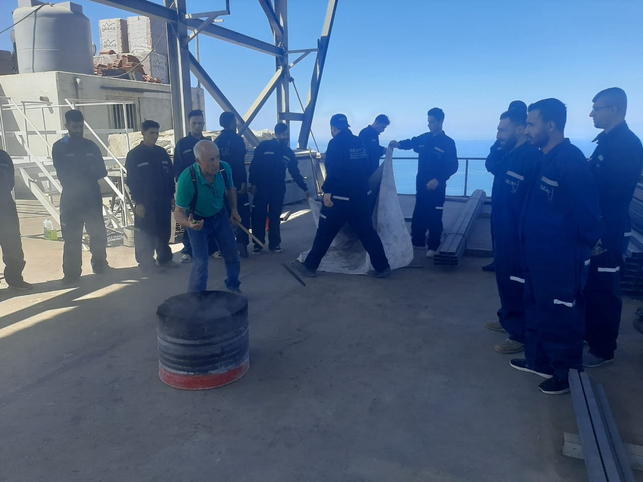 ZH Safety training and firefighting activity