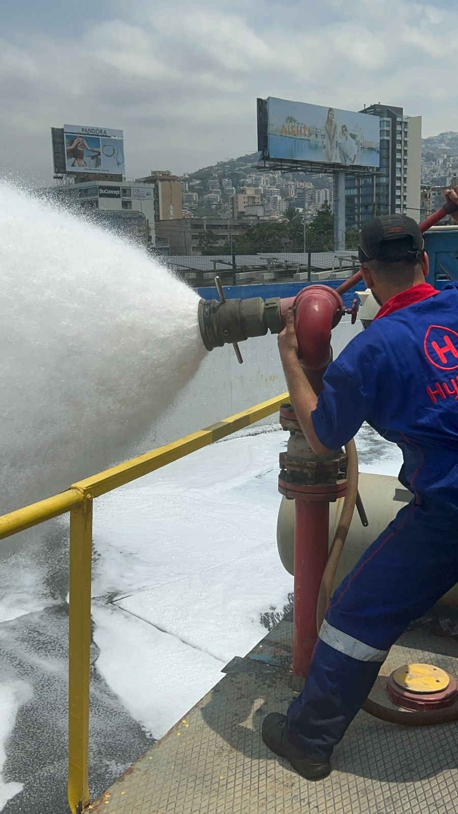 ZH Safety training and firefighting activity